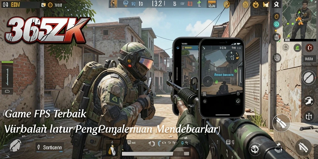 Tampilan gameplay seru dalam 365ZK, dengan grafis memukau dan aksi menegangkan.