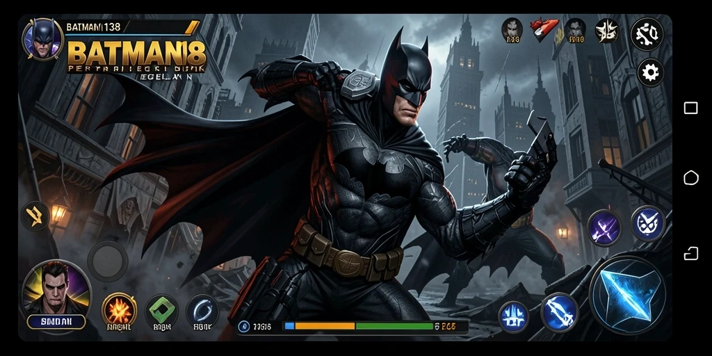 Gameplay seru pertarungan epik di BATMAN138.
