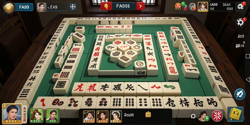 Screenshot gameplay Mahjong yang menarik dan menantang.