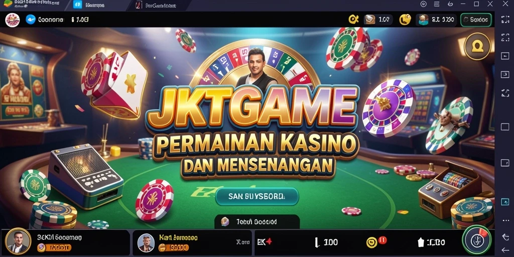 Tampilan game Kasino yang seru dalam JKTGAME.