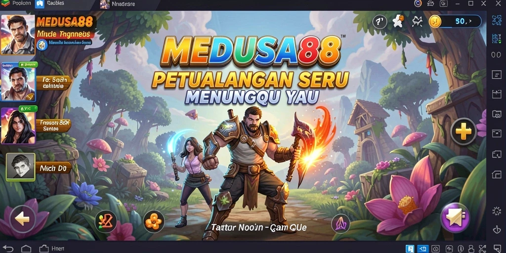 Tangkapan layar gameplay mengungkapkan aksi seru dalam MEDUSA88.