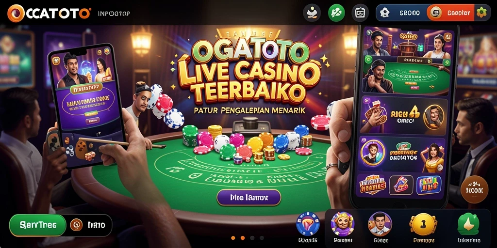 Screenshot menarik dari gameplay Live Casino di OCATOTO.