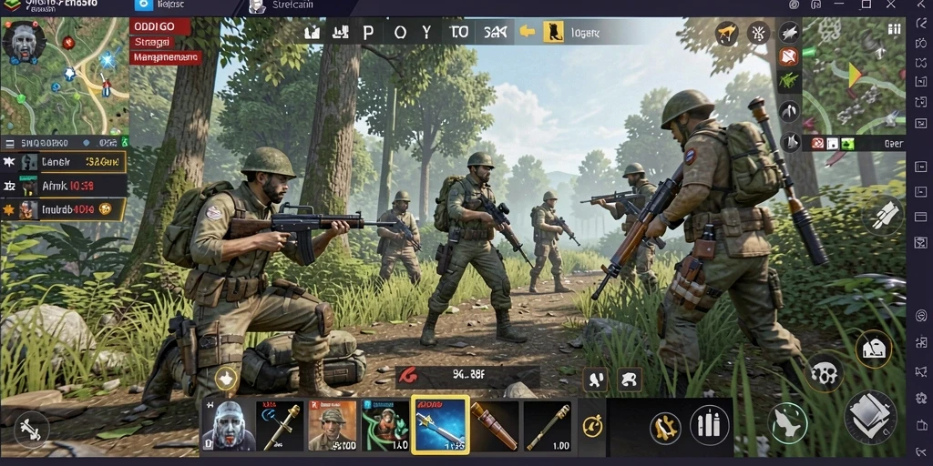 Screenshot gameplay ODDIGO menampilkan strategi dalam membangun kerajaan.