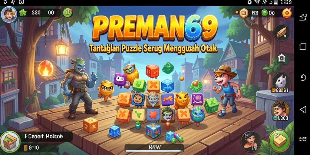 Tampilan gameplay seru dan menantang dari PREMAN69.