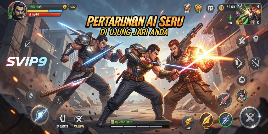 Tampilan menarik dari gameplay Action yang mendebarkan.