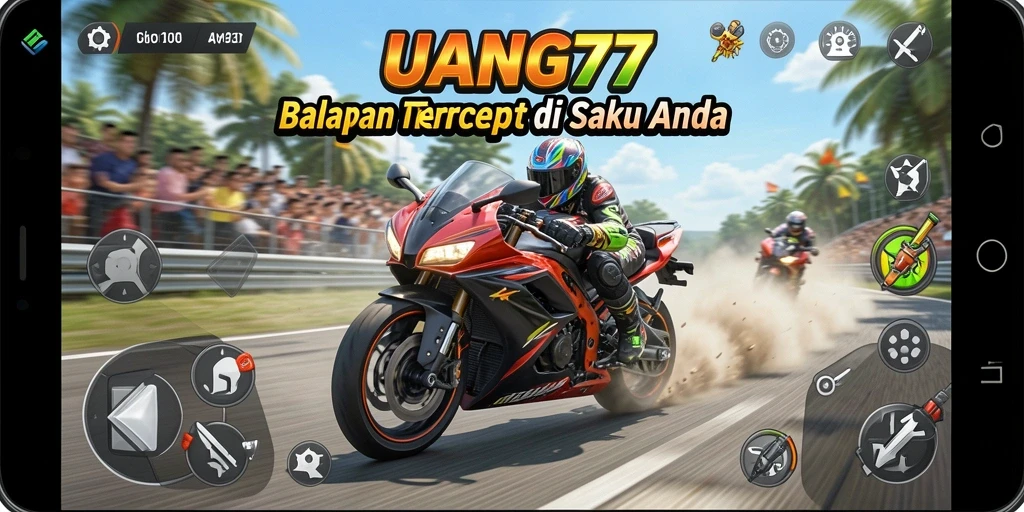 Tangkapan layar gameplay UANG77 yang penuh aksi dan kecepatan.