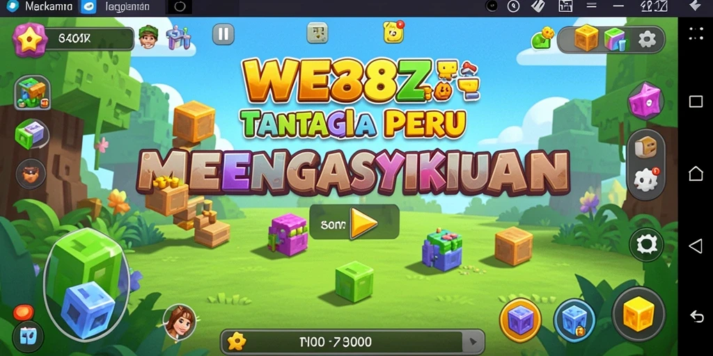Tampilan utama WE878 dengan gameplay Puzzle menantang.